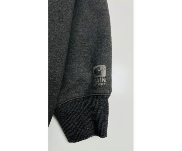 Carhartt 3XL Grey Rain Defender Lined Full Zip Hoodie - Image 4