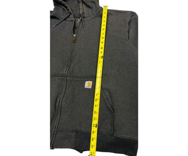 Carhartt 3XL Grey Rain Defender Lined Full Zip Hoodie - Image 5