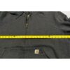 Carhartt 3XL Grey Rain Defender Lined Full Zip Hoodie - Image 6
