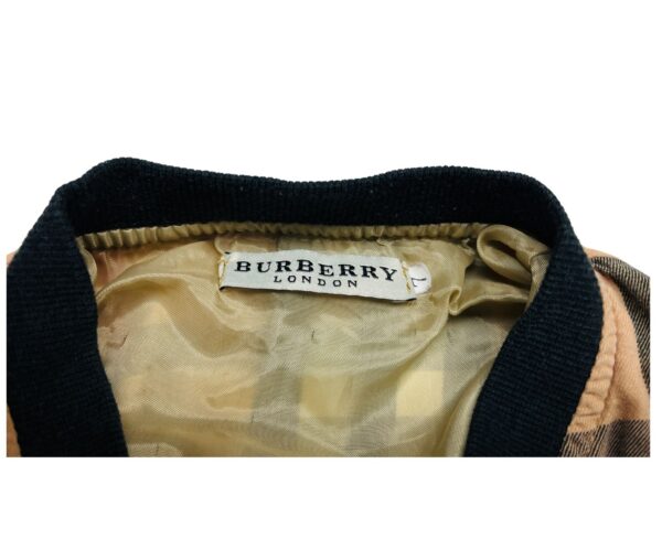 Burberry Kids Zip-Up Knit Jacket – Classic Nova Check Design - Image 3