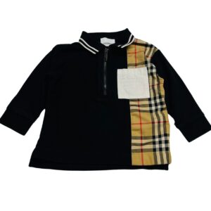 Burberry Kid's Black Polo-shirts