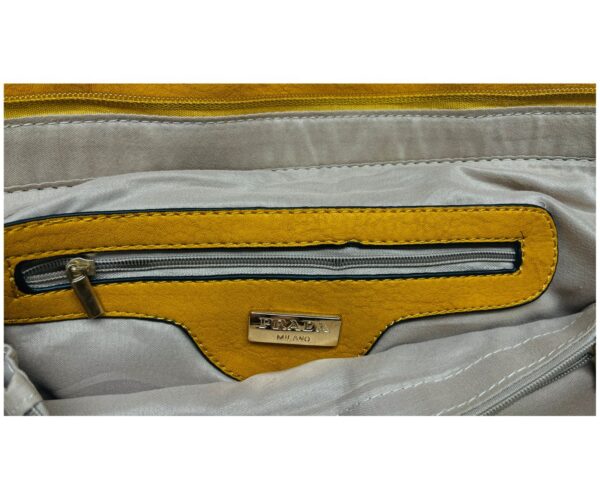 PRADA MILANO Logo Shoulder Leather Bag - Image 4