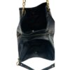 BEBE Colette Triple Entry Pewter Gray Hobo Shoulder Bag Gold Chain - Image 4
