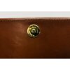 Basido Brown Leather Satchel Crossbody Bag - Image 5