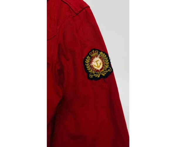 Lauren Ralph Lauren Red Fireman Lobster Clasp Marine Jacket Women's XL - Image 4