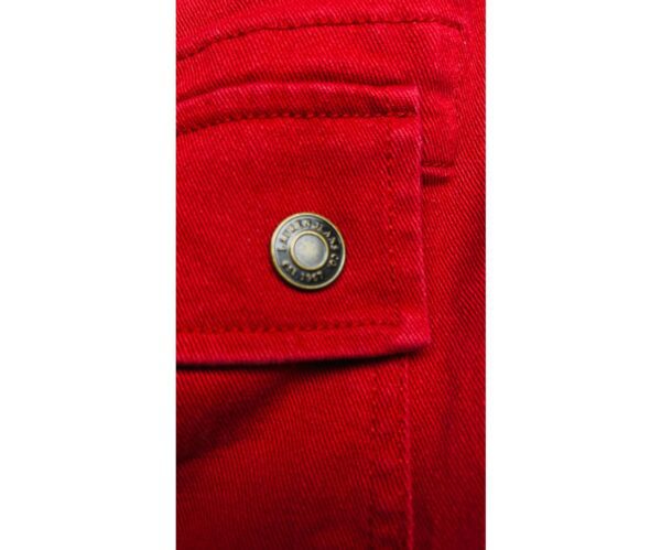 Lauren Ralph Lauren Red Fireman Lobster Clasp Marine Jacket Women's XL - Image 7