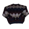 Bugle Boy Pattern Grandpa Cotton Knit Sweater - Image 2