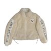 FAUX SHEARLING PUFFER JACKET