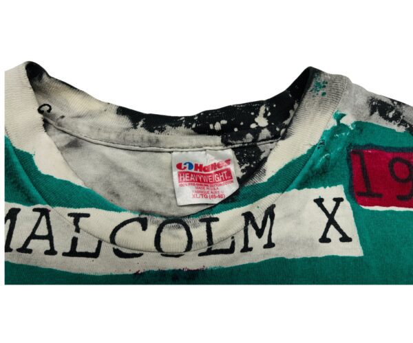 90's Malcolm X Mosquitohead T-Shirt – Size XL – Authentic - Image 3