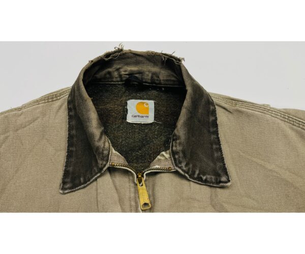 Carhartt J97 Cottonwood Detroit Beige Jacket Size 2XL - Image 3