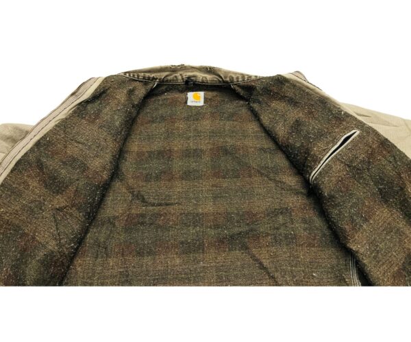 Carhartt J97 Cottonwood Detroit Beige Jacket Size 2XL - Image 6
