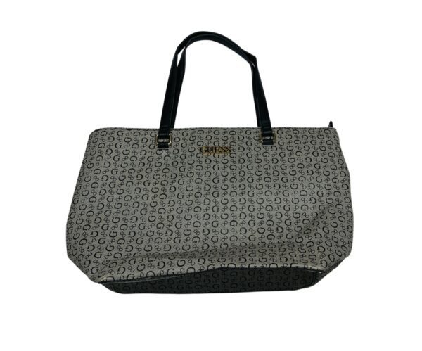 Vintage Guess Los Angeles Grey & Black Tote Bag – Stylish & Functional