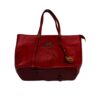 Michael Kors Jet Set Medium Tote Bag –Bright Red Saffiano Leather –Gold Hardware