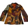 70's PATCHWORK LEATHER JACKET – RARE BOHO HIPPIE STYLE