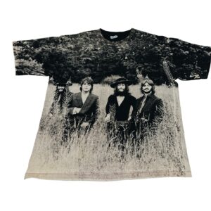90's The Beatles All Over Print (AOP) Rare T-Shirt – XL Single Stitch