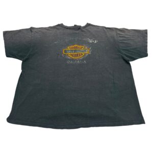 RARE HARLEY DAVIDSON 90s Biker Truck Stop 3D Emblem T-Shirt Size XXL