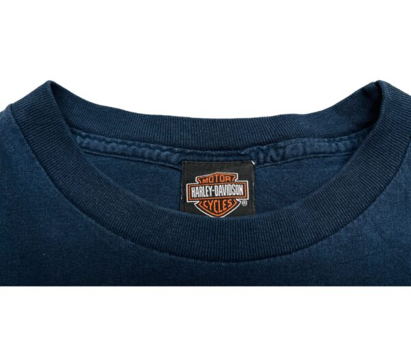 RARE 2000’s Vintage Harley Davidson Lightning Graphic T-Shirt Size L - Image 4