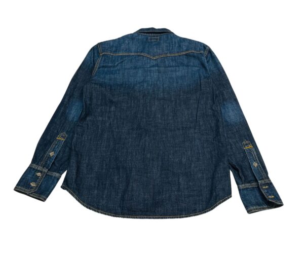 True Religion Western Released Hem Denim Shirt – Men’s Size L – Long Sleeve - Image 2