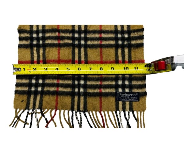 Burberrys 100% Cashmere Scarf – Classic & Authentic - Image 4