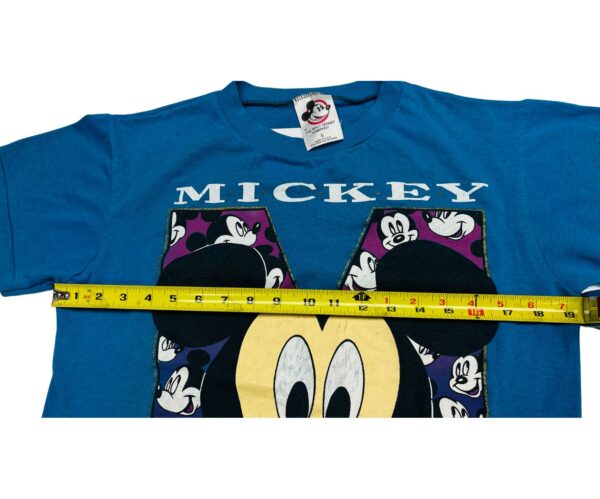 90s Mickey & Minnie Mouse Front and Back Graphic Tee - Size Small - Image 3