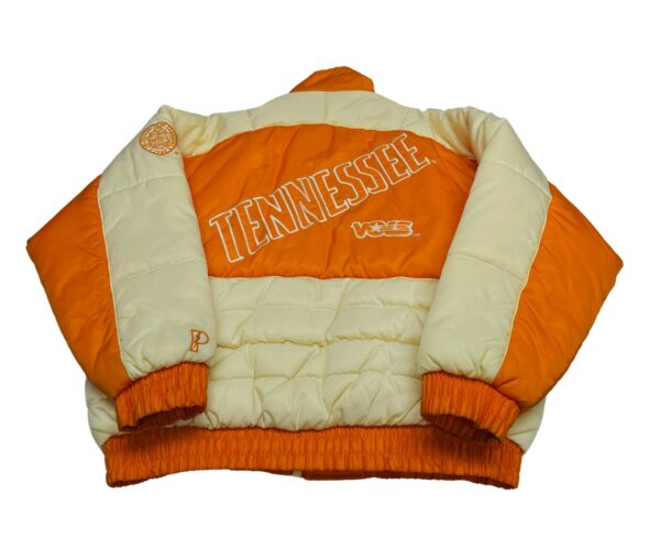 90's University of Tennessee Pro Player Puffer Jacket Large - Image 2