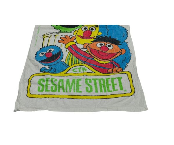 Sesame Street Beach Bath Towels Big Bird Ernie Bert Oscar Cookie 24x48 - Image 2