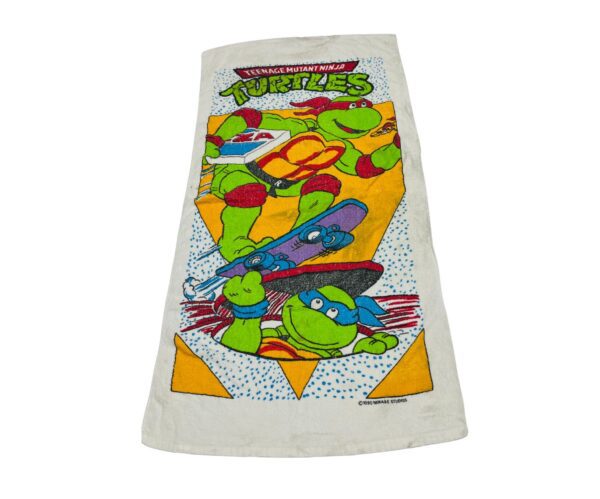 Teenage Mutant Ninja Turtles Terry Cloth Towel 1990 Mirage Studios