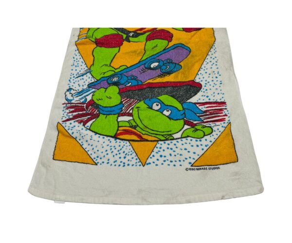 Teenage Mutant Ninja Turtles Terry Cloth Towel 1990 Mirage Studios - Image 3