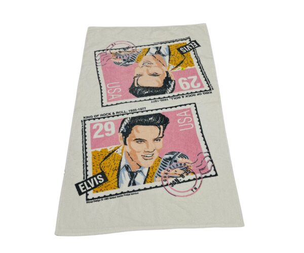 80's Elvis Towel 40x24 White Made in USA