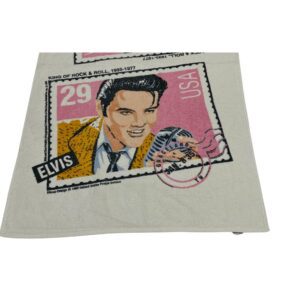 80's Elvis Towel 40x24 White Made in USA