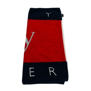 Tommy Hilfiger Red Logo Beach Towel 30x56