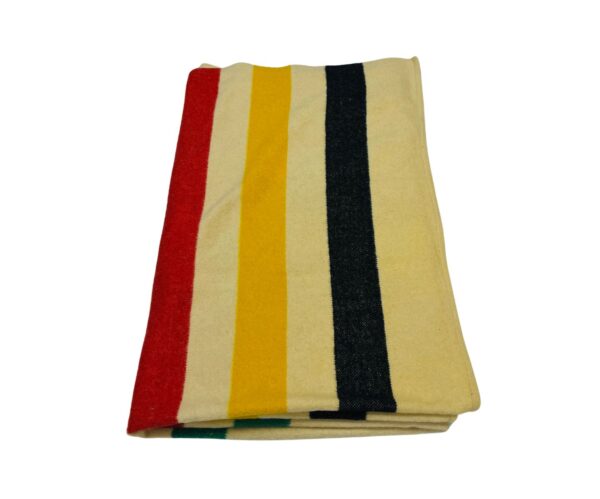 HUDSON’S BAY Point Striped 100% Wool Blanket