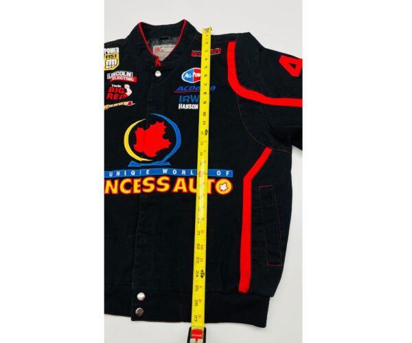 90's Princess Auto Racing Jacket – Size L – Black – NASCAR - Image 9