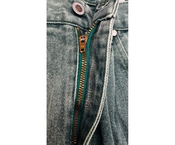 90's VTG Levi’s SilverTab Baggy Jeans – Green – 34x32 – Purple Label - Image 7