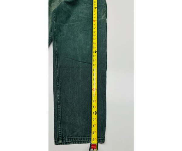90's VTG Levi’s SilverTab Baggy Jeans – Green – 34x32 – Purple Label - Image 9