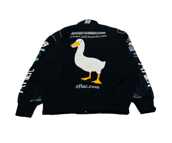 NASCAR Aflac Jacket – Carl Edwards #99 – ROUSH Racing – JH Design – Men’s Size L - Image 2