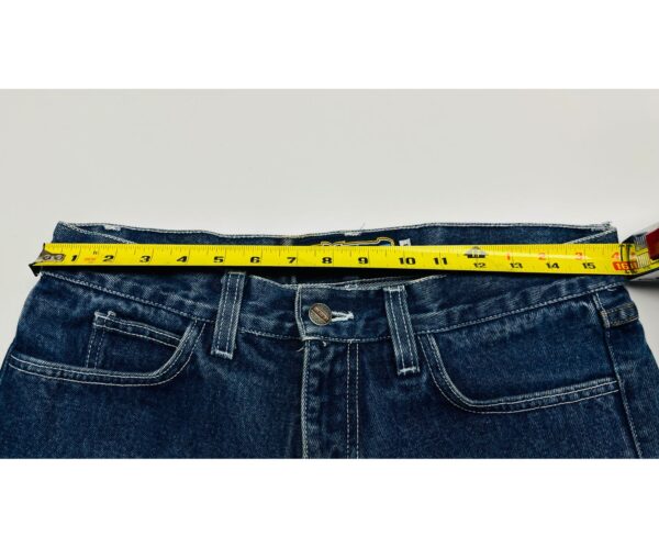 GAT Jeans Women’s Size 13 – Baggy Raver Style – Blue Denim – Made in USA - Image 8