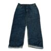 VTG Johnny Blaze Baggy Jeans – Wu Wear Style – Shiny Denim – Y2K Hip Hop – S 38