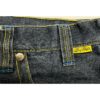 VTG Johnny Blaze Baggy Jeans – Wu Wear Style – Shiny Denim – Y2K Hip Hop – S 38 - Image 4