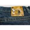 VTG Johnny Blaze Baggy Jeans – Wu Wear Style – Shiny Denim – Y2K Hip Hop – S 38 - Image 6