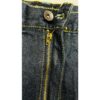VTG Johnny Blaze Baggy Jeans – Wu Wear Style – Shiny Denim – Y2K Hip Hop – S 38 - Image 7