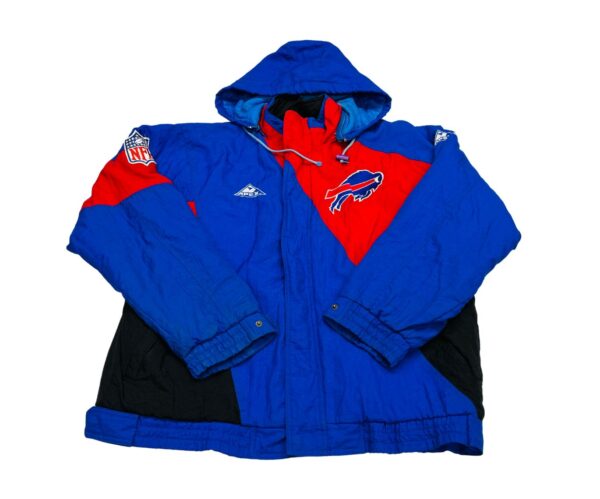Buffalo Bills Proline Apex One Full Zip Puffer Hooded NFL Jacket Size L