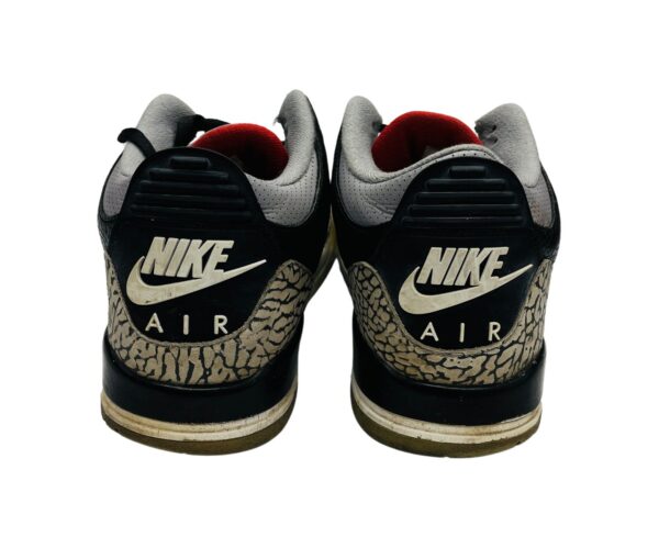 Nike Air Jordan 3 Retro Black Cement Gray Red - Size 11.5 Men’s - Image 4