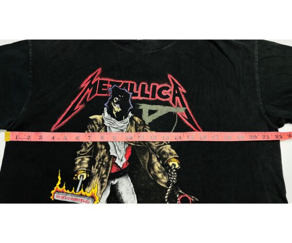 Metallica 1992 The Unforgiven Tour T-Shirt XL Crystal Rain Band Tee - Image 8