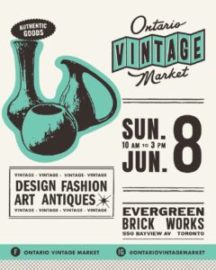 Ontario Vintage Market June 8 poster