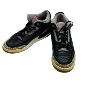 Nike Air Jordan 3 Retro Black Cement Gray Red - Size 10.5 Men’s