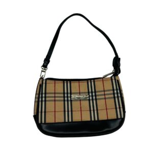 Classic Burberry Nova Check Pochette Bag – Iconic Designer Style