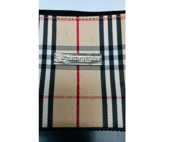 Classic Burberry Nova Check Pochette Bag – Iconic Designer Style - Image 3