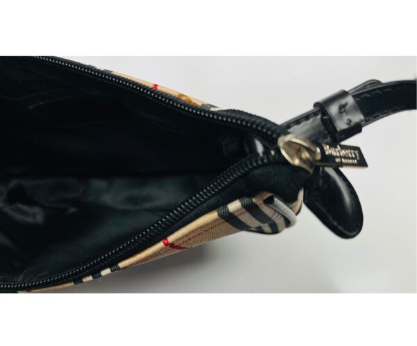 Classic Burberry Nova Check Pochette Bag – Iconic Designer Style - Image 5