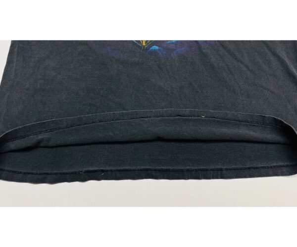 90s Harley Davidson T-Shirt XL Black Faded Thrashed Eagle vs Dragon - Image 4